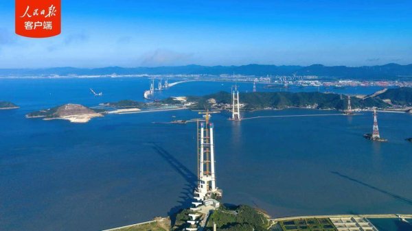 中国股票配资网 一跨1768米！国内最大跨度跨海大桥首个主塔顺利封顶